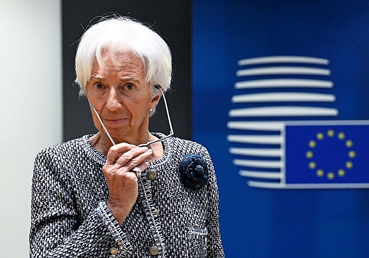 Christine Lagarde, presidenta del BCE