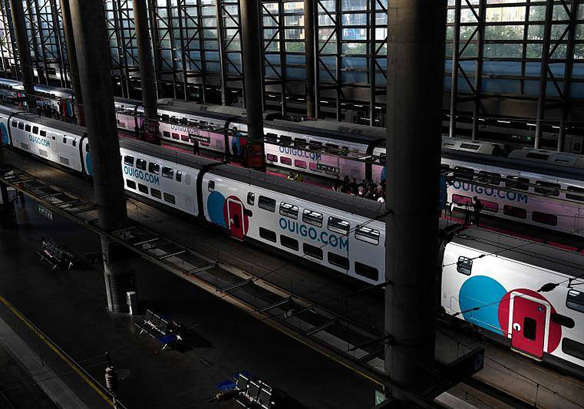 Trenes de Ouigo en Atocha