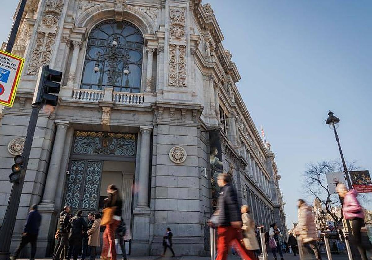 Exterior del Banco de España