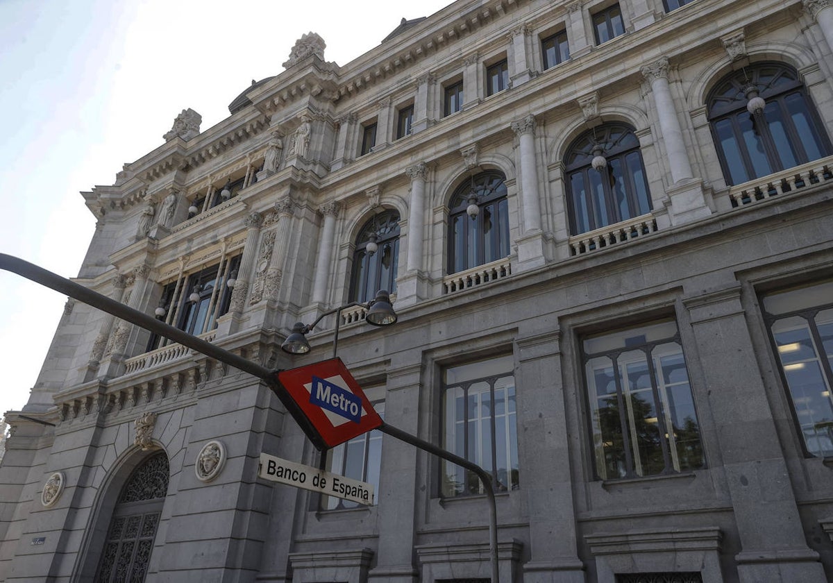 Edificio del Banco de España en Madrid