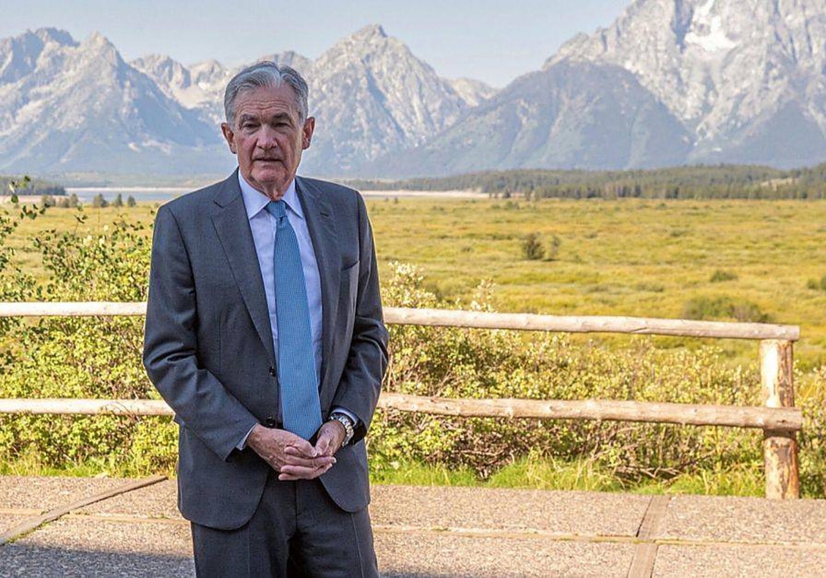 Jerome Powel, en una imagen de archivo, en Jackson Hole