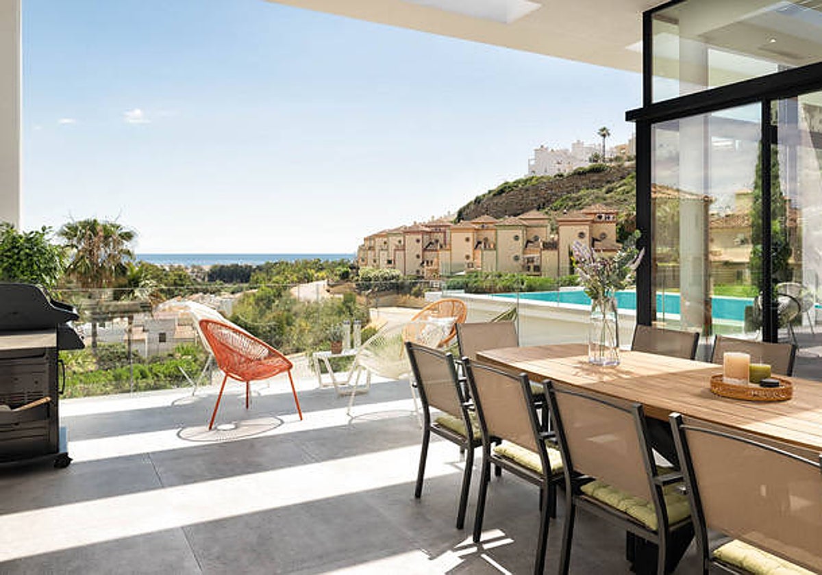 La casa de Tanya y Joe Hoff en Casares Costa