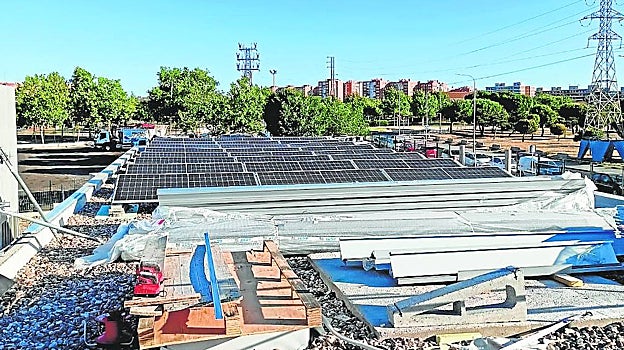 Instalación de la comunidad energética de Alcorcón