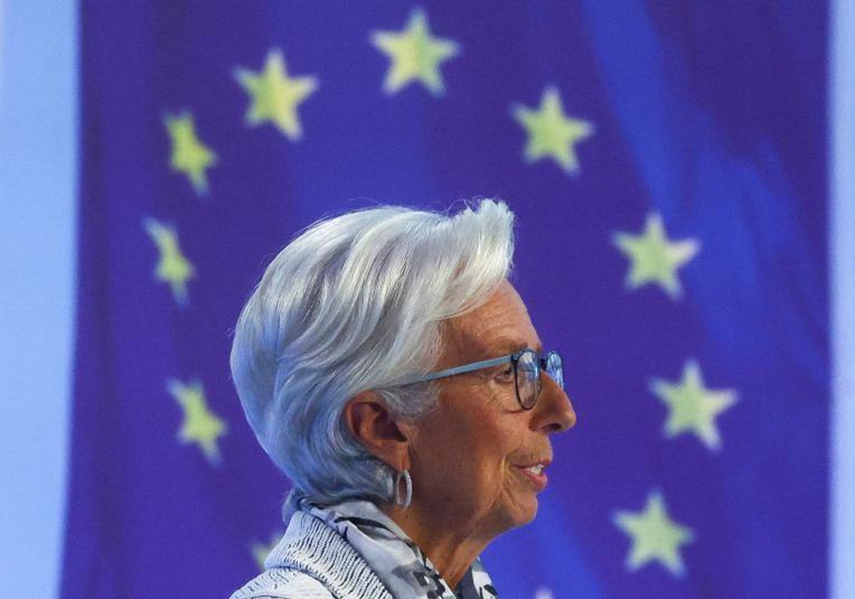 La presidenta del BCE, Christine Lagarde