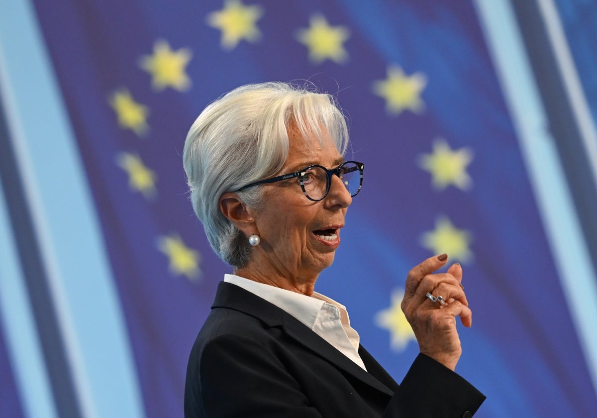 La presidenta del Banco Central Europeo (BCE), Christine Lagarde