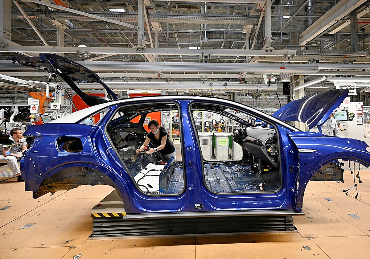 Fábrica de Volkswagen en Alemania