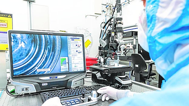 Laboratorio de pruebas de la holandesa ASML