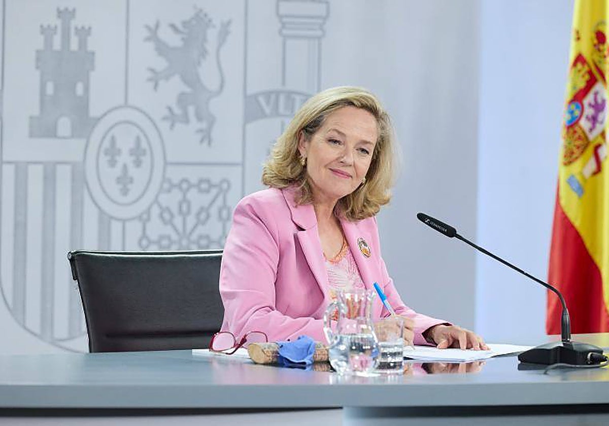 La vicepresidenta del Gobierno, Nadia Calviño