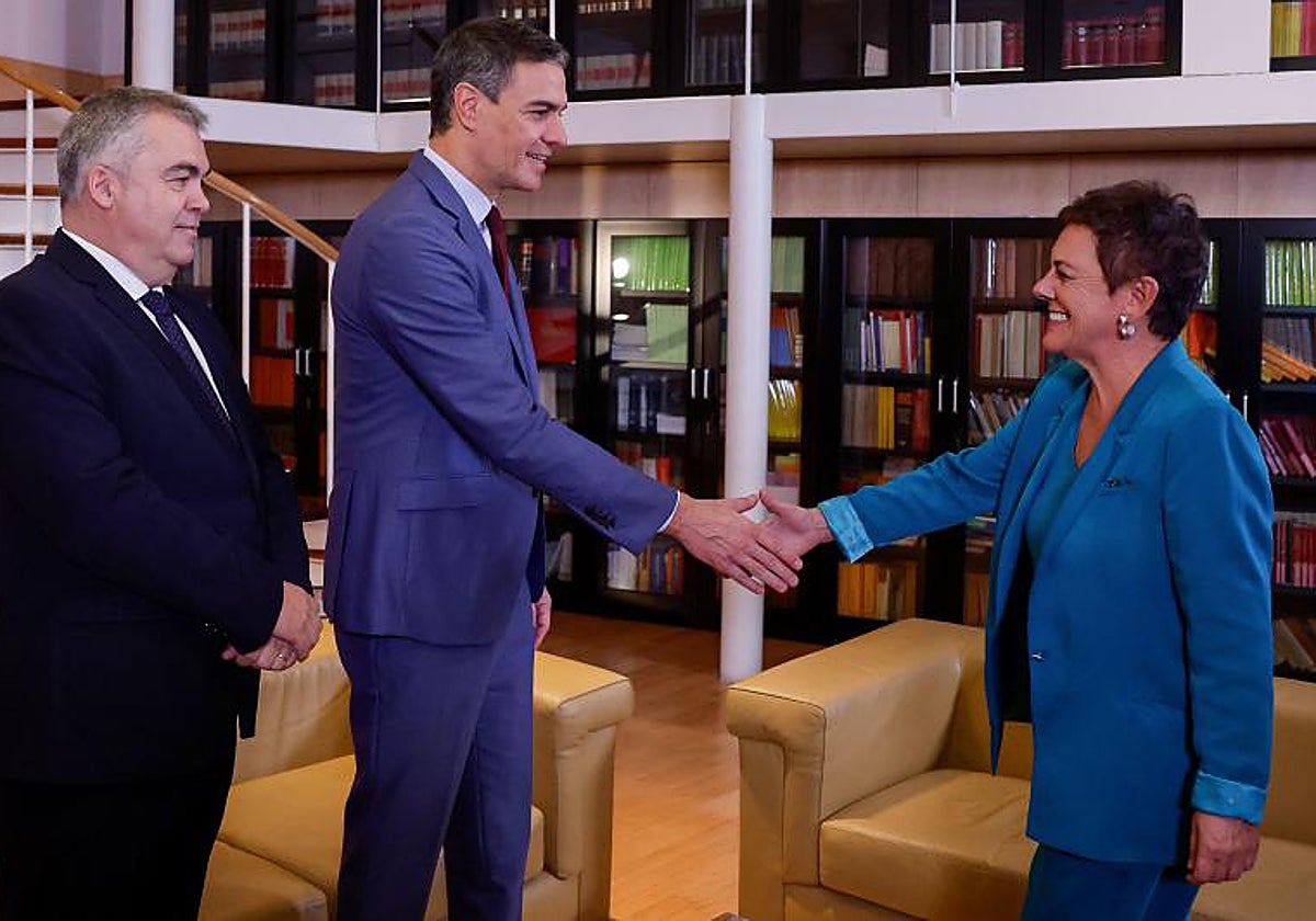 Cerdán, Sánchez y Aizpurua, el pasado viernes