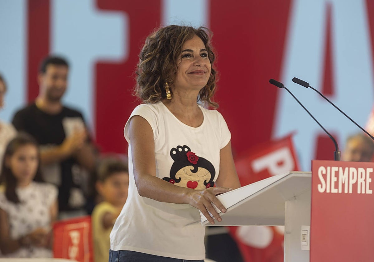 María Jesús Montero, ministra de Hacienda