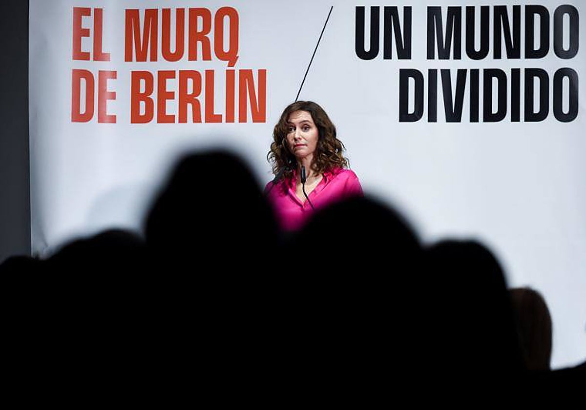 La presidenta de la Comunidad de Madrid, Isabel Díaz Ayuso