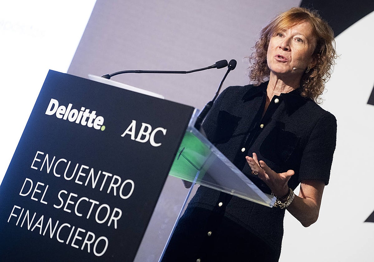 Margarita Delgado, subgobernadora del Banco de España, en el 30 Encuentro del Sector Financiero ABC-Deloitte