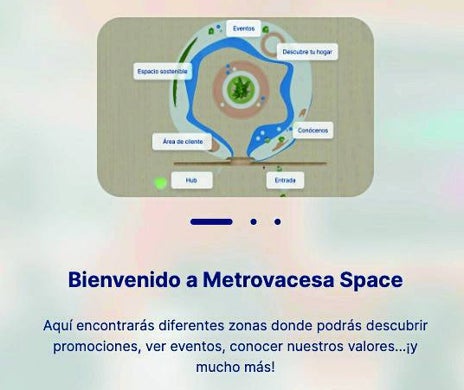 Imagen secundaria 1 - MVC SPACE, la primera web virtual e inmersiva del sector inmobiliario