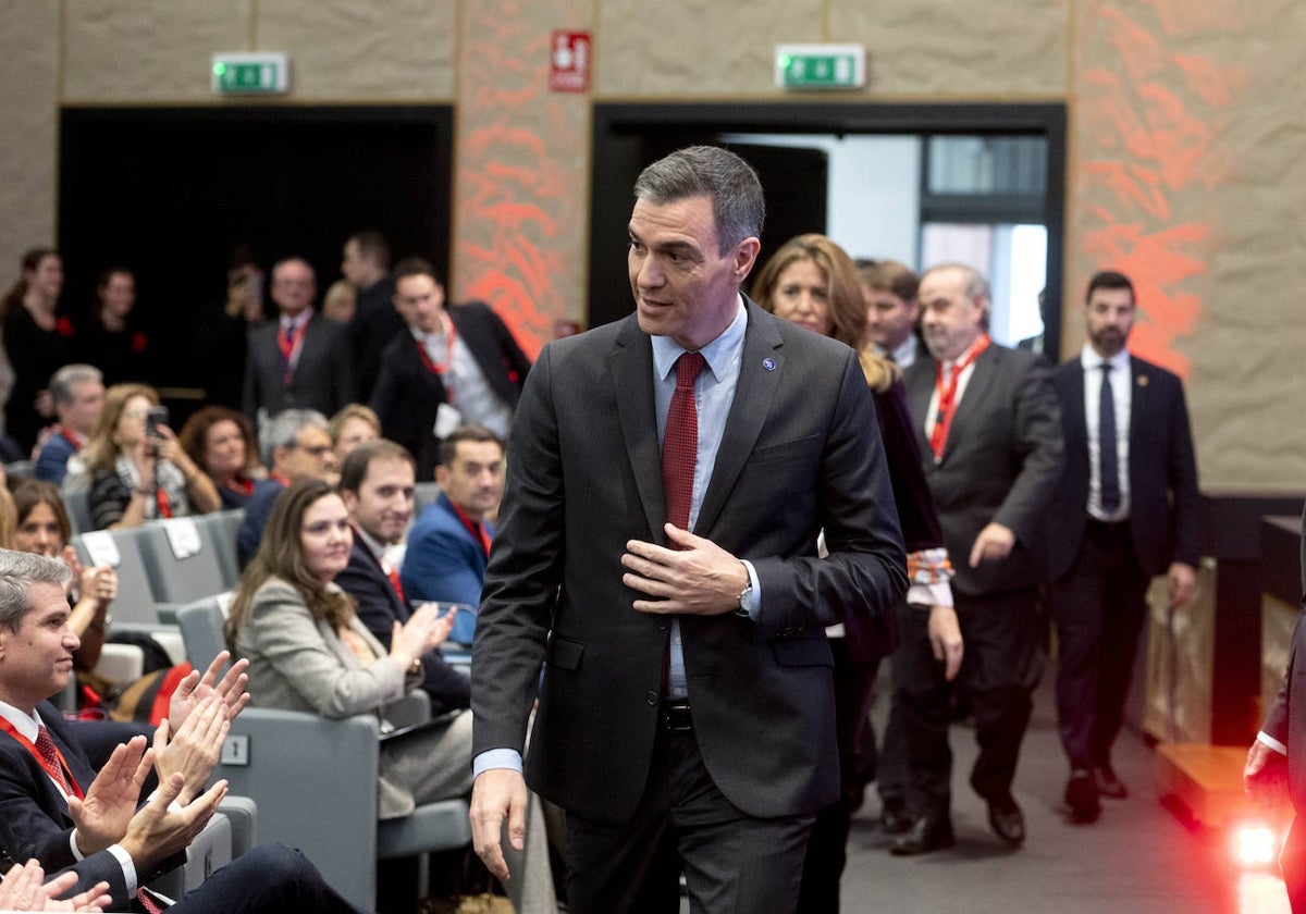 El presidente del Gobierno a su llegada a la clausura del Congreso 10º Aniversario Multinacionales