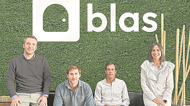 Equipo de Pasaporte Blas, que recurre al 'big data' para analizar la información de los aspirantes y dotar de eficiencia al proceso de alquiler
