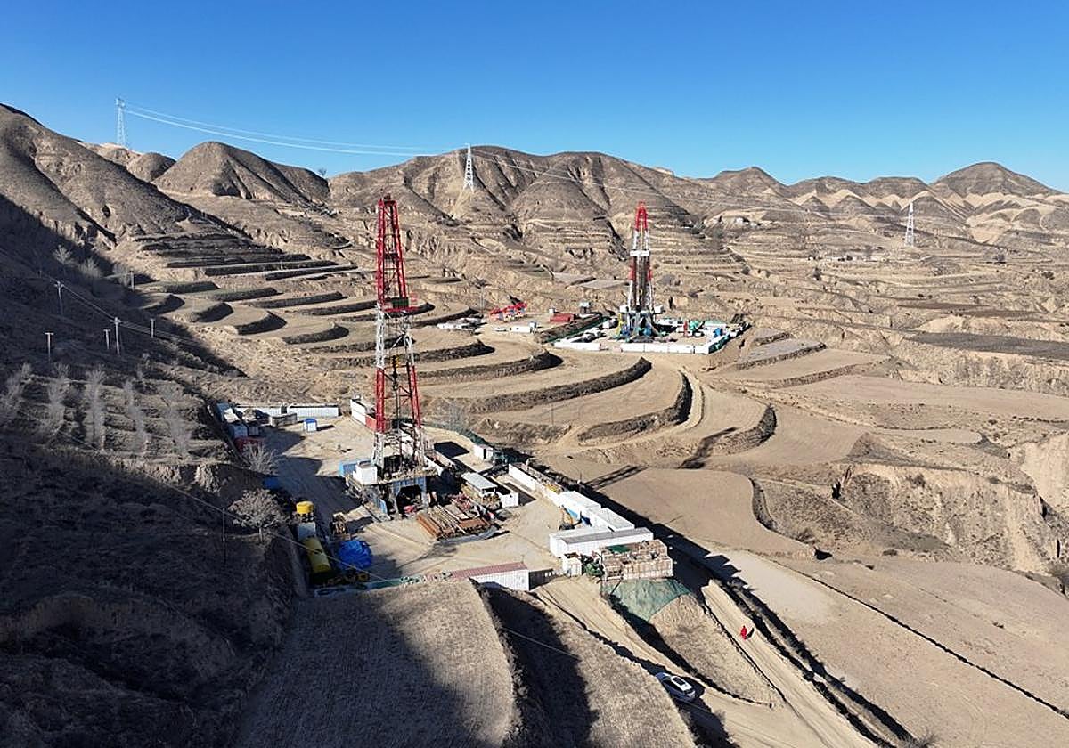 Yacimiento de petróleo descubierto en la provincia de Gansu, al noroeste de China