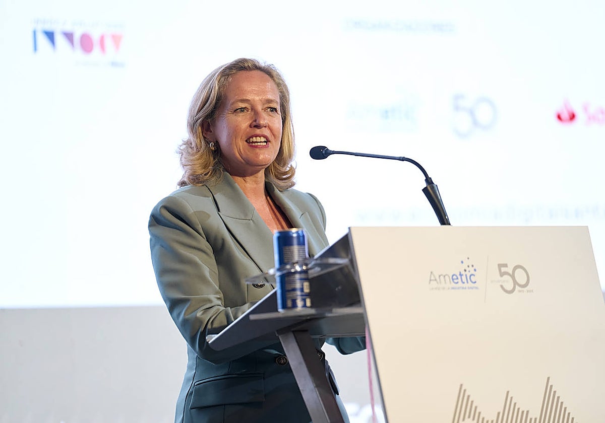 Nadia Calviño, vicepresidenta económica del Gobierno