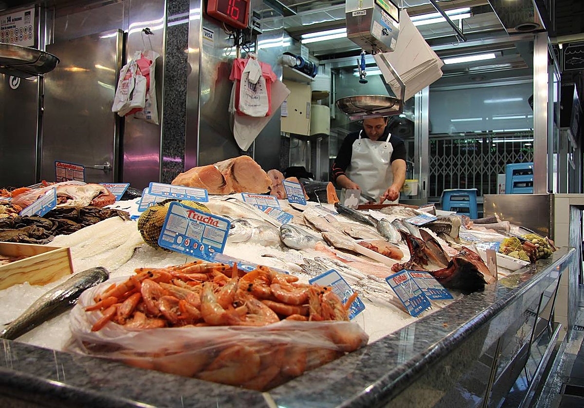 Pescadería en Madrid