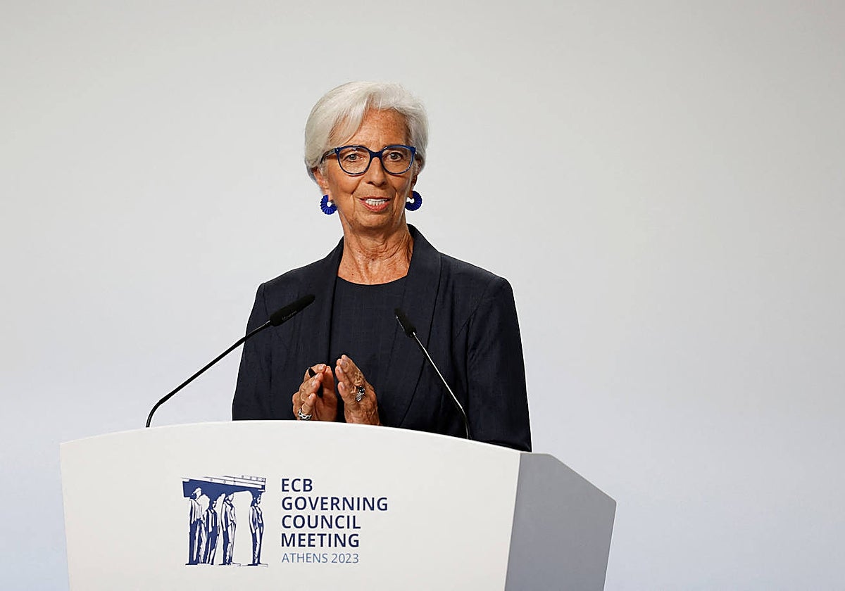Christine Lagarde, presidenta del BCE