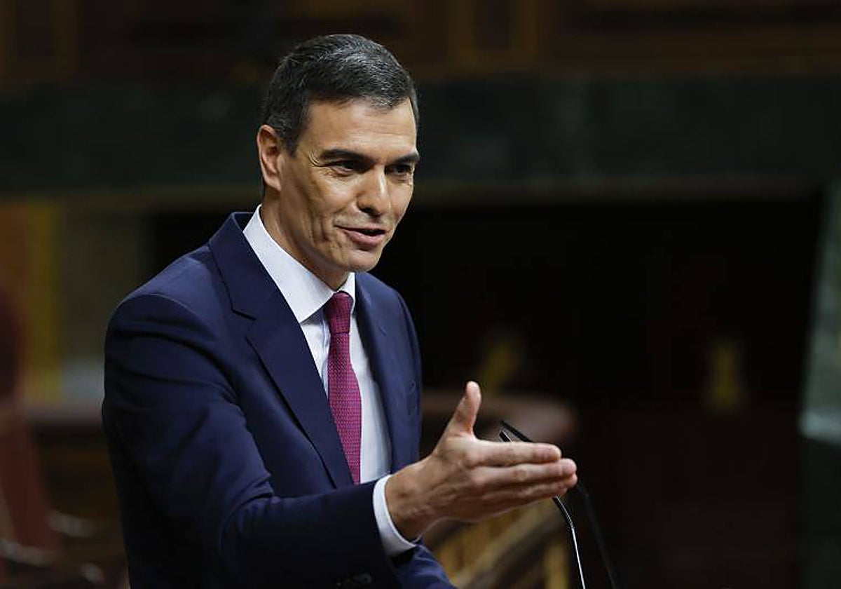 El presidente del Gobierno, Pedro Sánchez