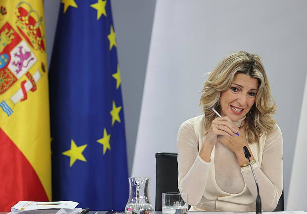 La vicepresidenta segunda y ministra de Trabajo y Economía Social, Yolanda Díaz