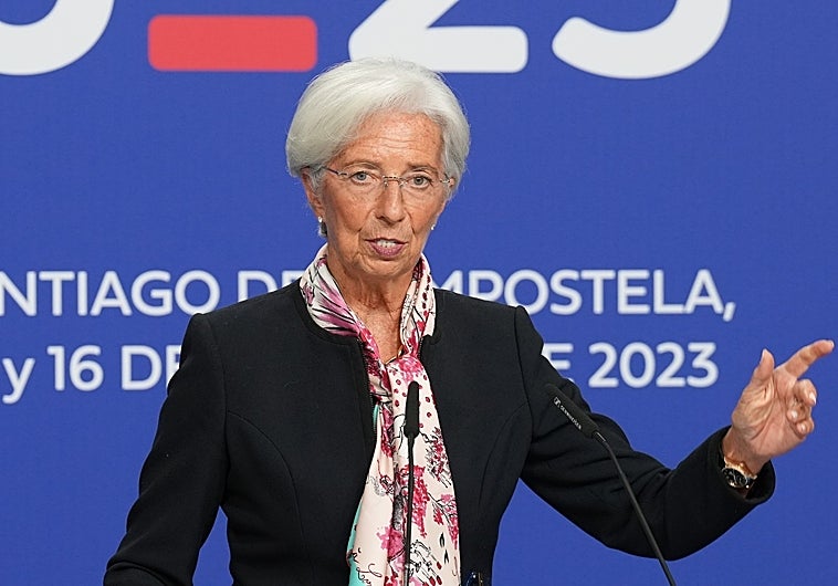 La presidenta del Banco Central Europeo (BCE), Christine Lagarde
