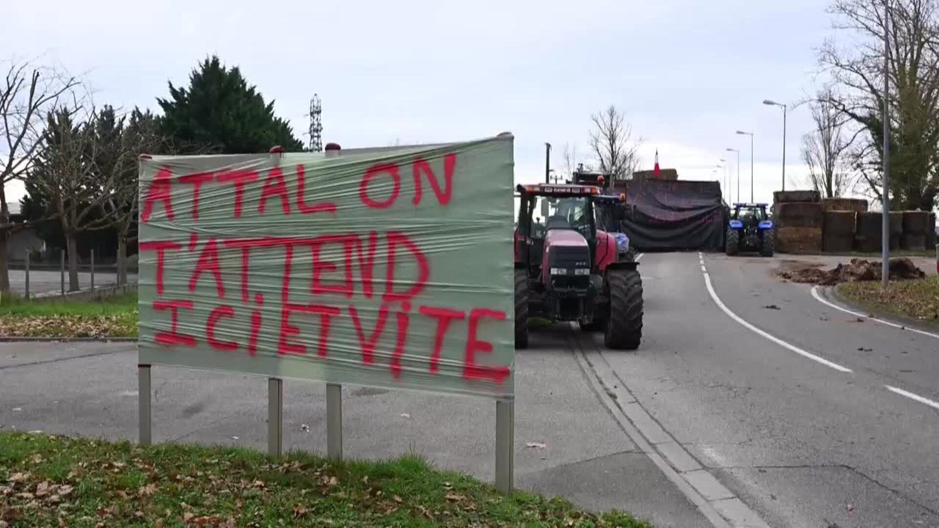Agricultores se manifiestan en el sudeste de Francia para reclamar cambios en la política del sector