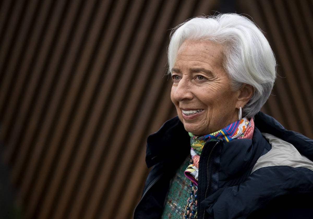 Christine Lagarde, presidenta del BCE