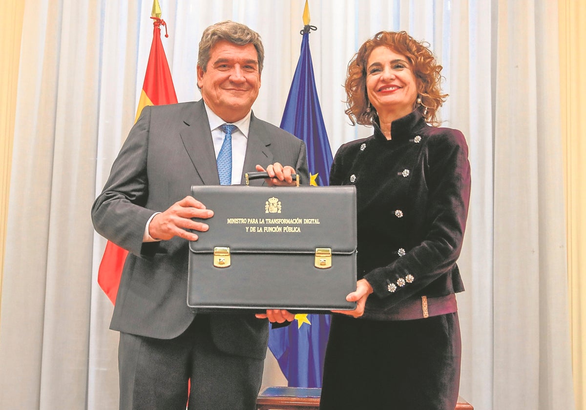 El ministro de Transformación Digital y Función Pública, José Luis Escrivá