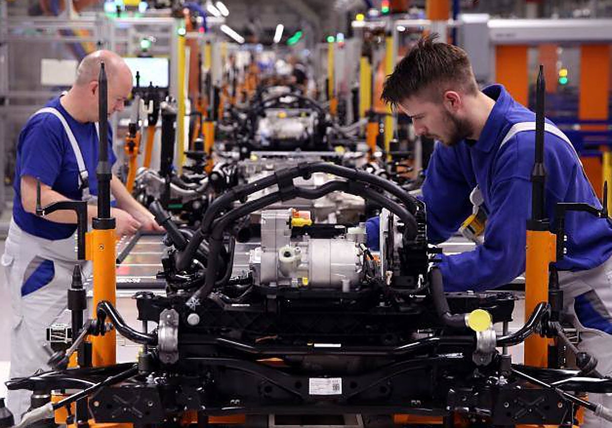 Fábrica de Volkswagen en Alemania