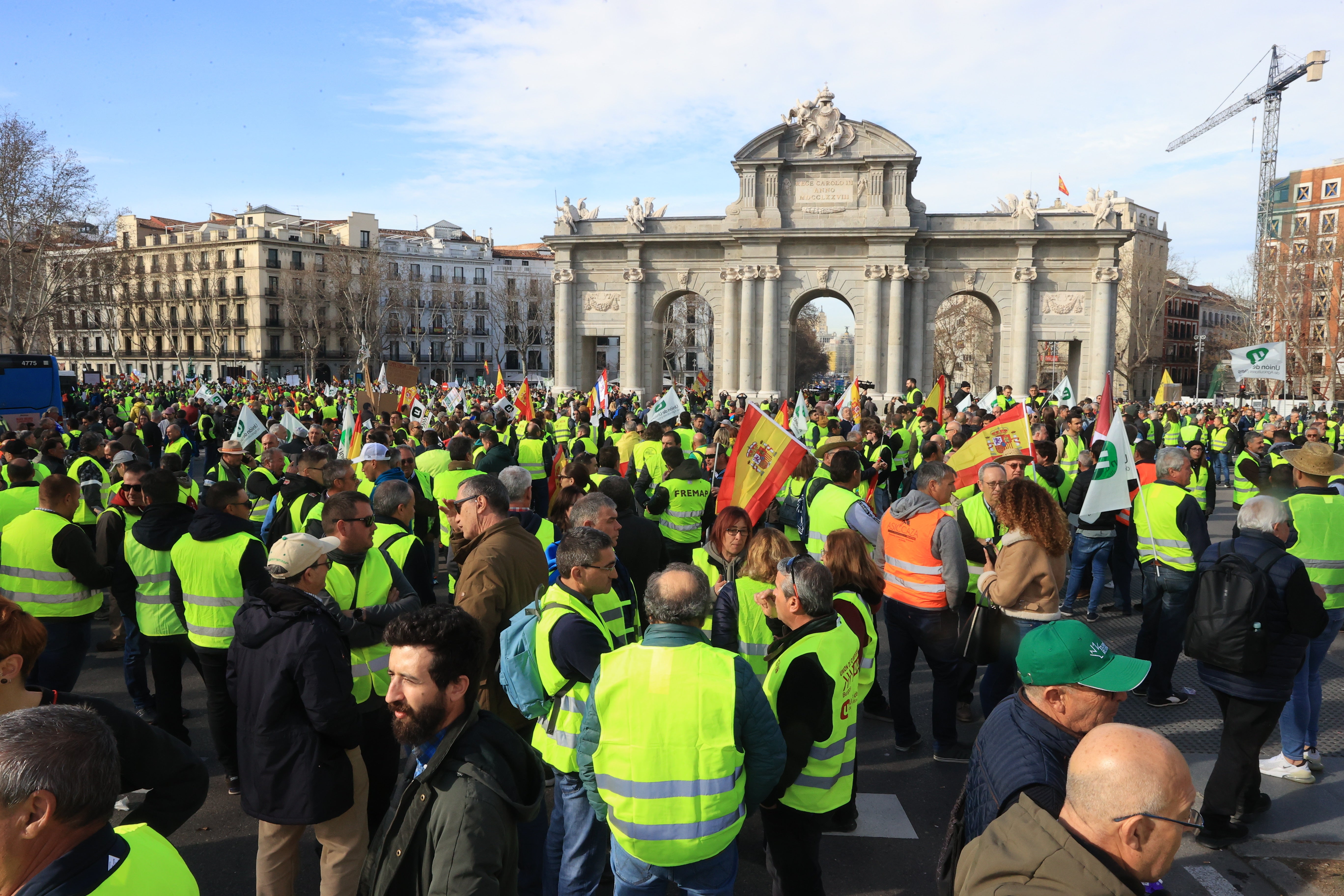La tractorada de Madrid, en imágenes