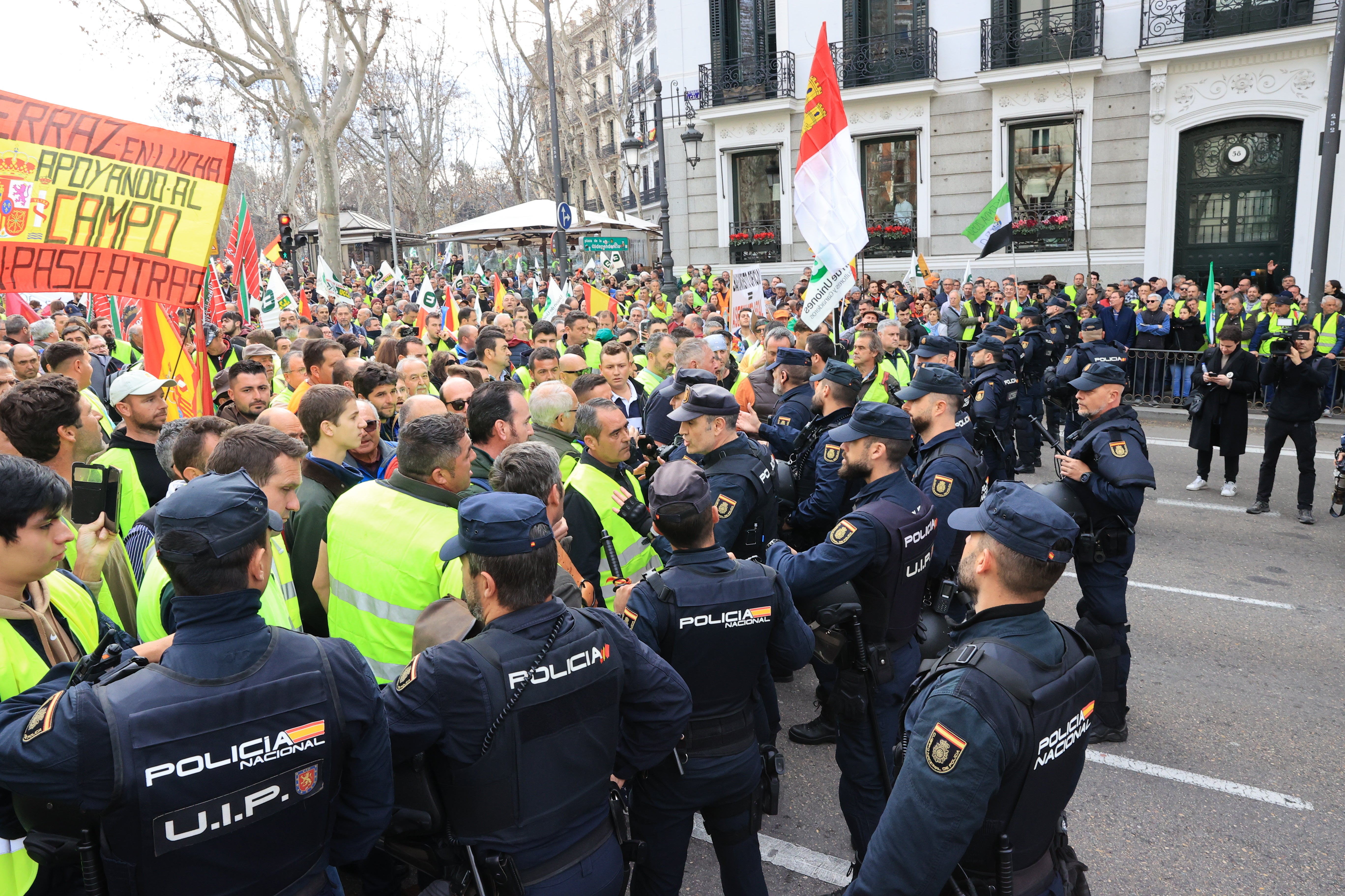 La tractorada de Madrid, en imágenes