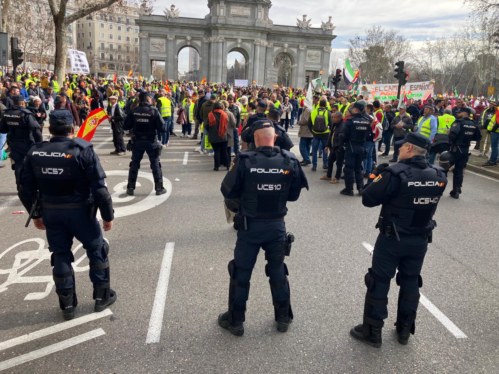 La tractorada de Madrid, en imágenes