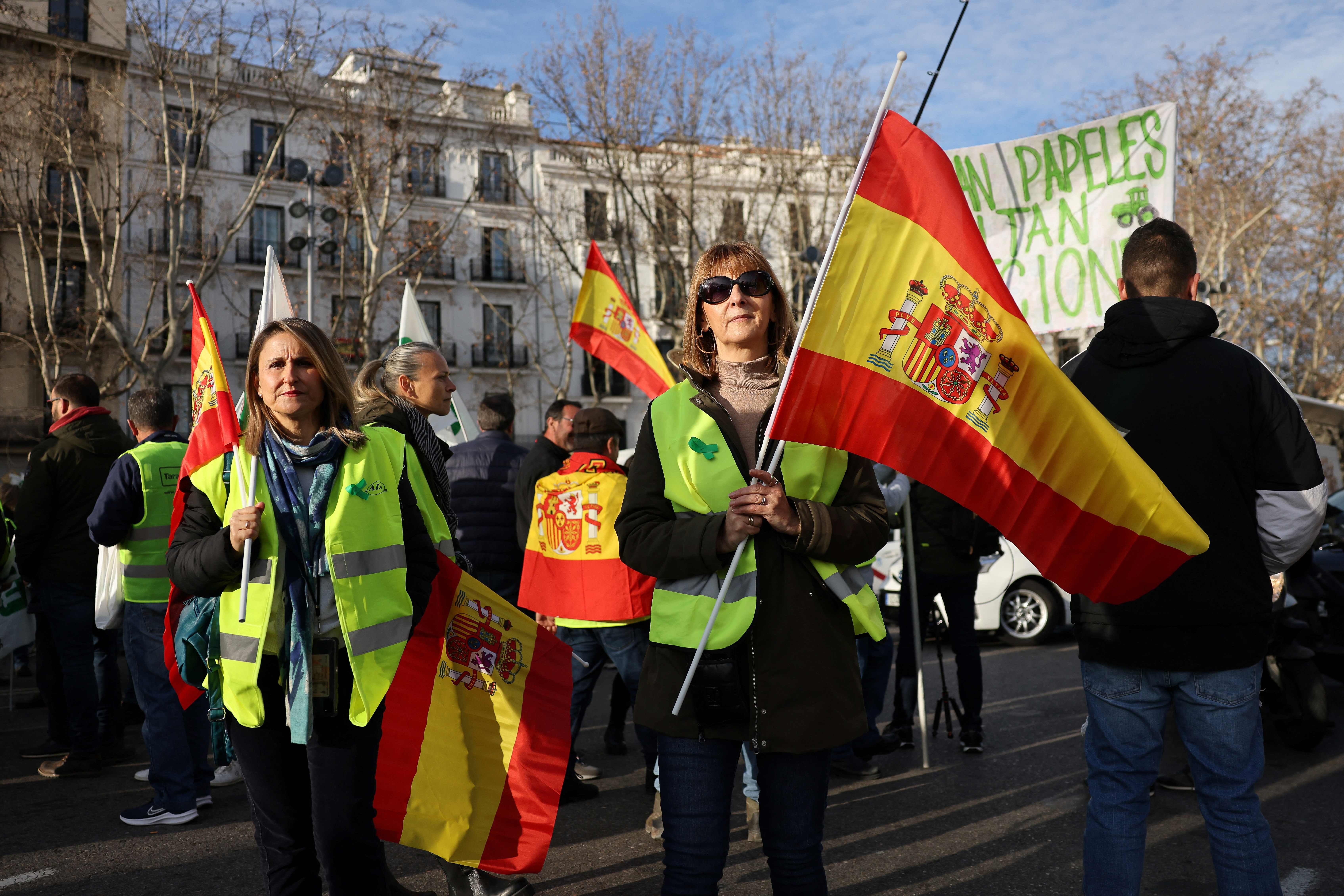 La tractorada de Madrid, en imágenes