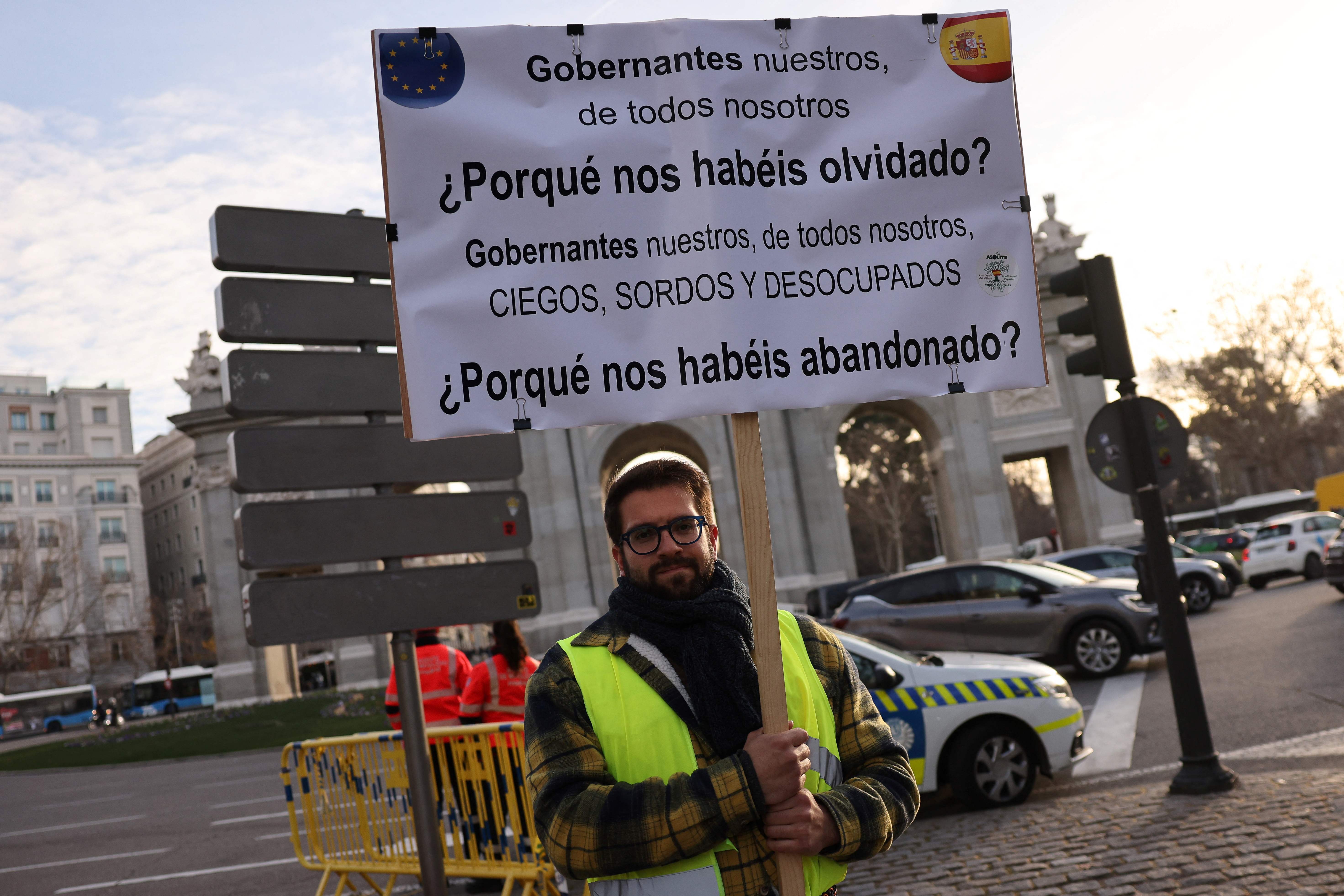 La tractorada de Madrid, en imágenes
