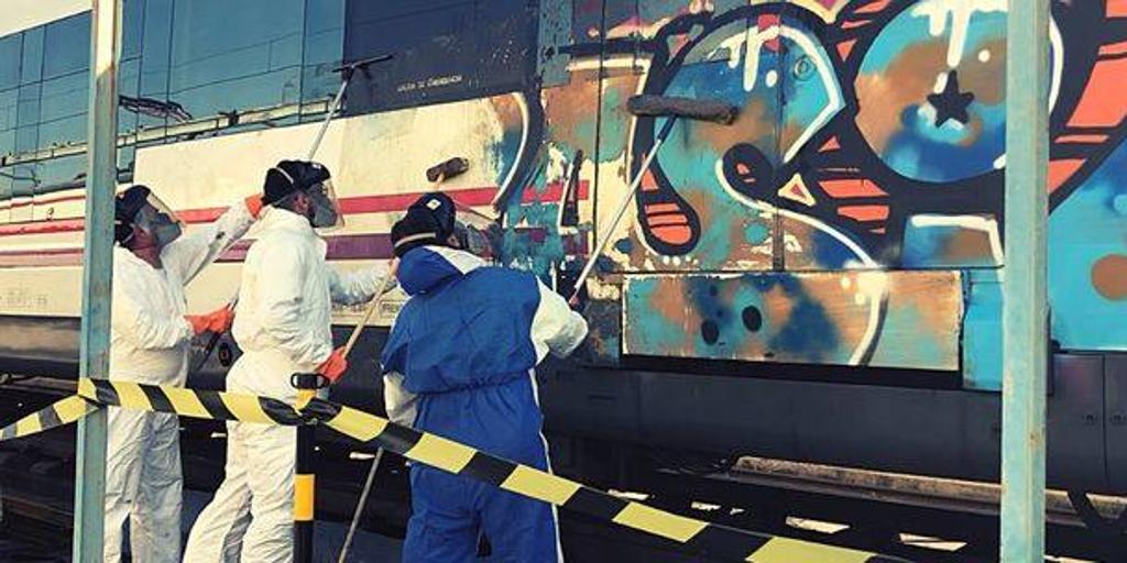 Renfe, trenlerindeki grafiti temizlemenin kaç milyon avroya mal olduğunu doğruluyor: “Kullanıcılar bundan doğrudan zarar görüyor”