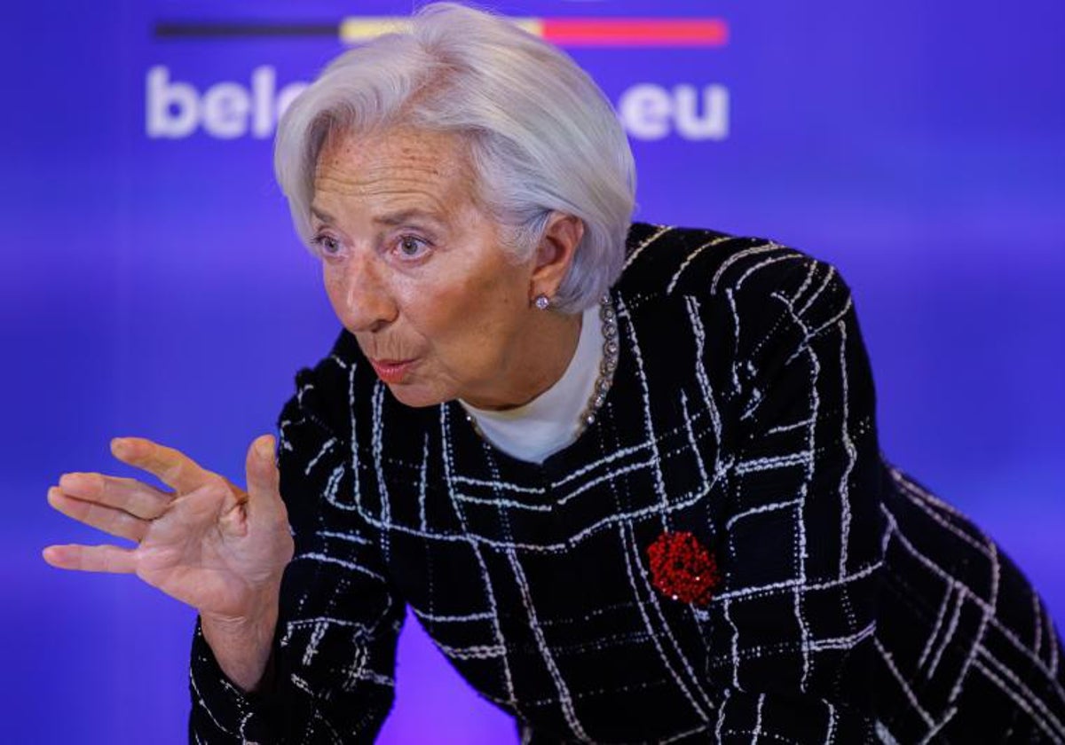 La presidenta del BCE, Christine Lagarde