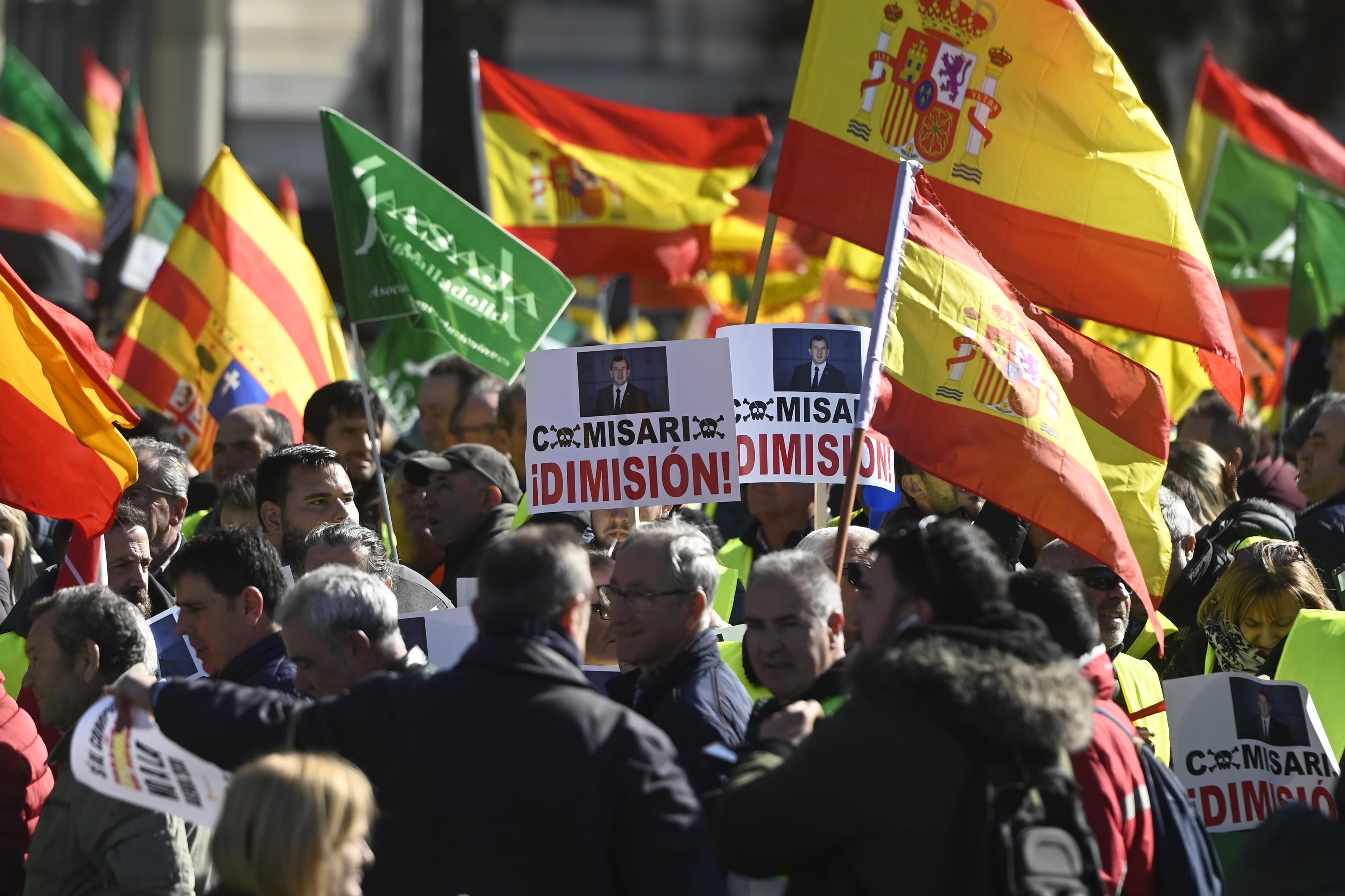 La tractorada de Madrid, en imágenes