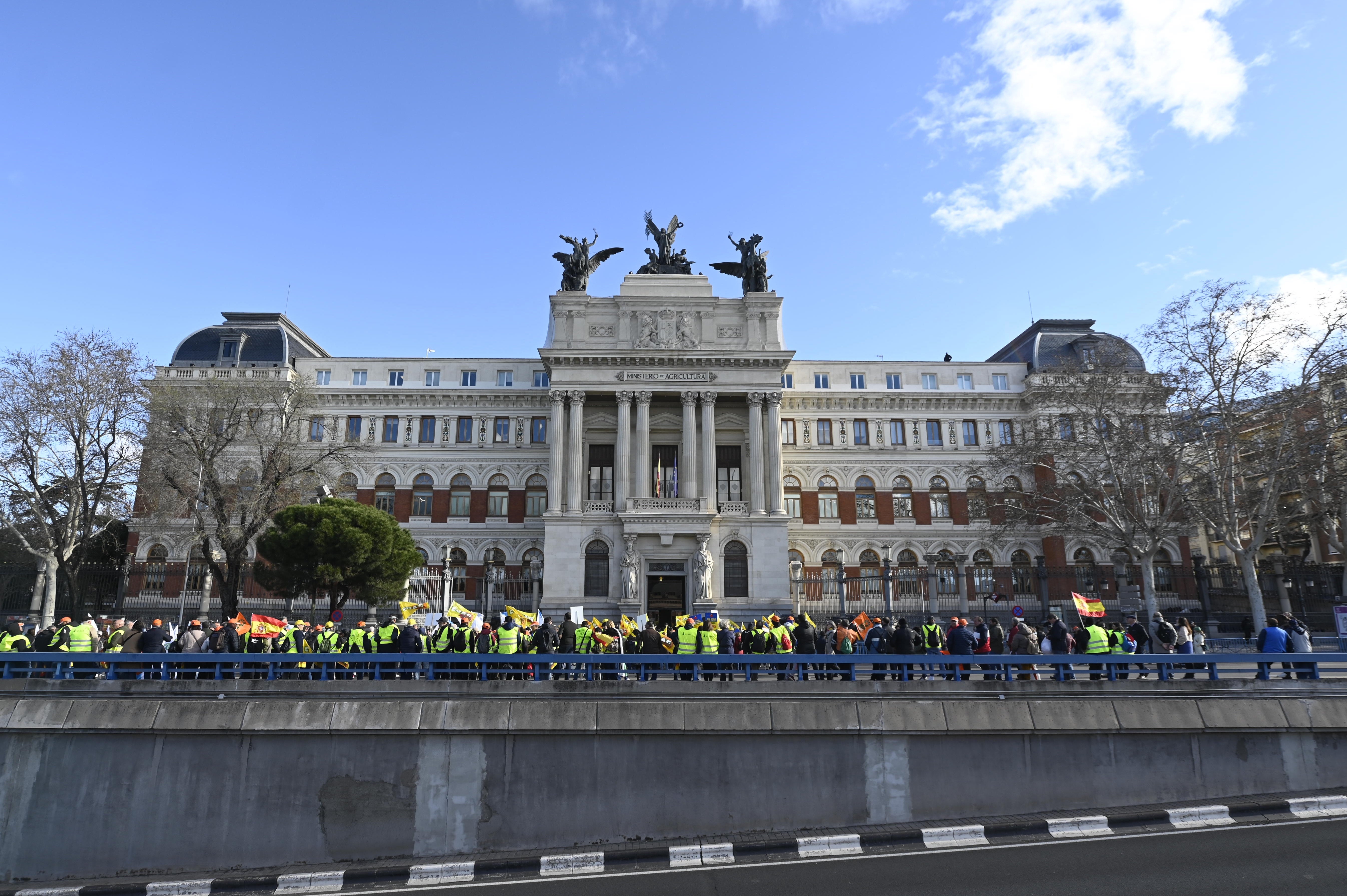 La tractorada de Madrid, en imágenes