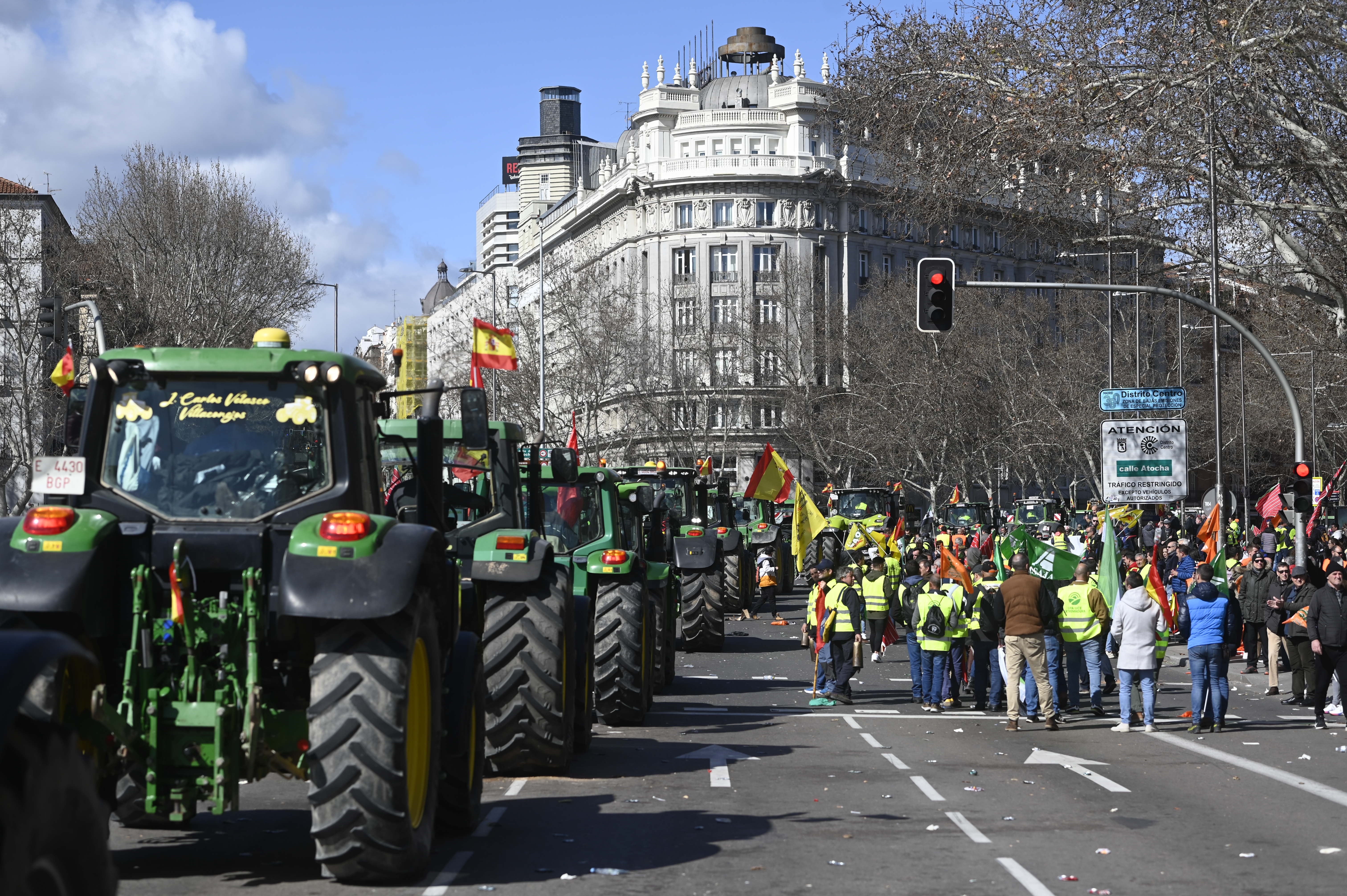 La tractorada de Madrid, en imágenes