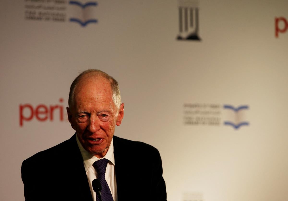 El banquero y filántropo Jacob Rothschild