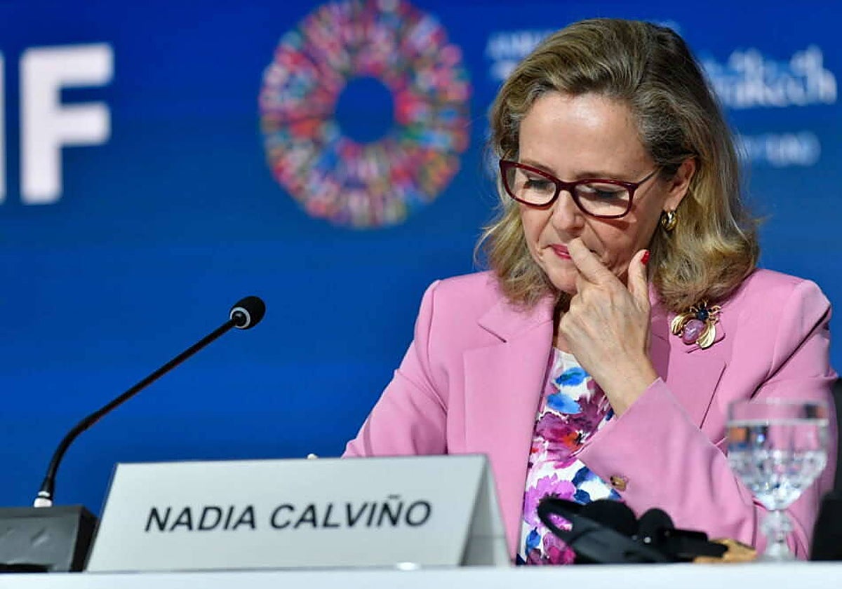 La presidenta del Banco Europeo de Inversiones (BEI), Nadia Calviño