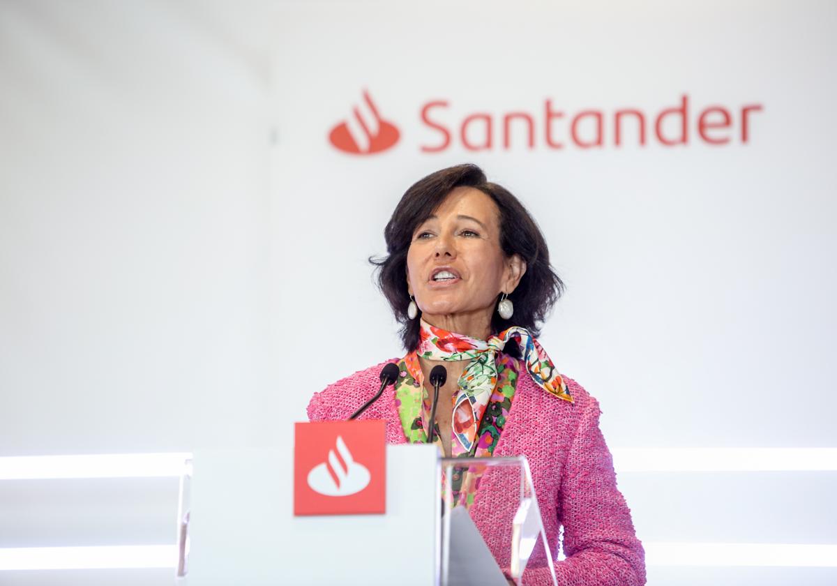 La presidenta del Grupo Santander, Ana Botín, en una foto de 2022