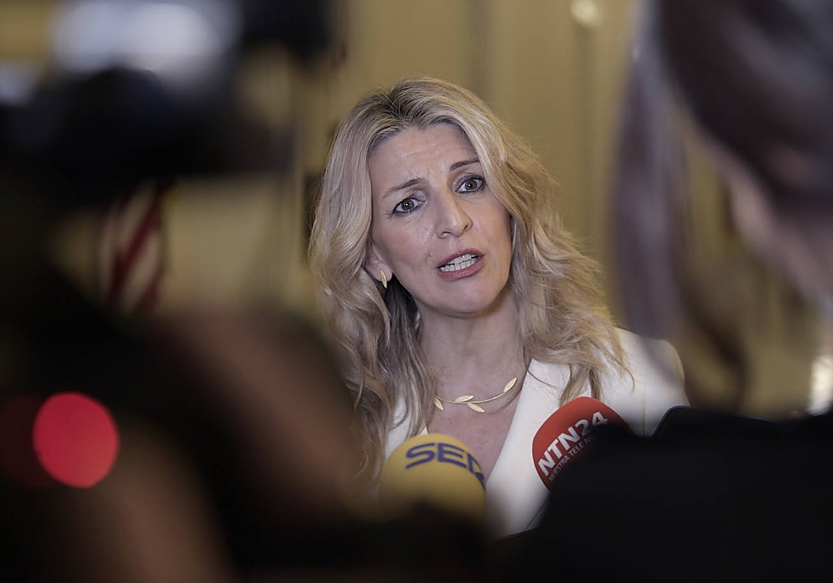 La vicepresidenta segunda, Yolanda Díaz