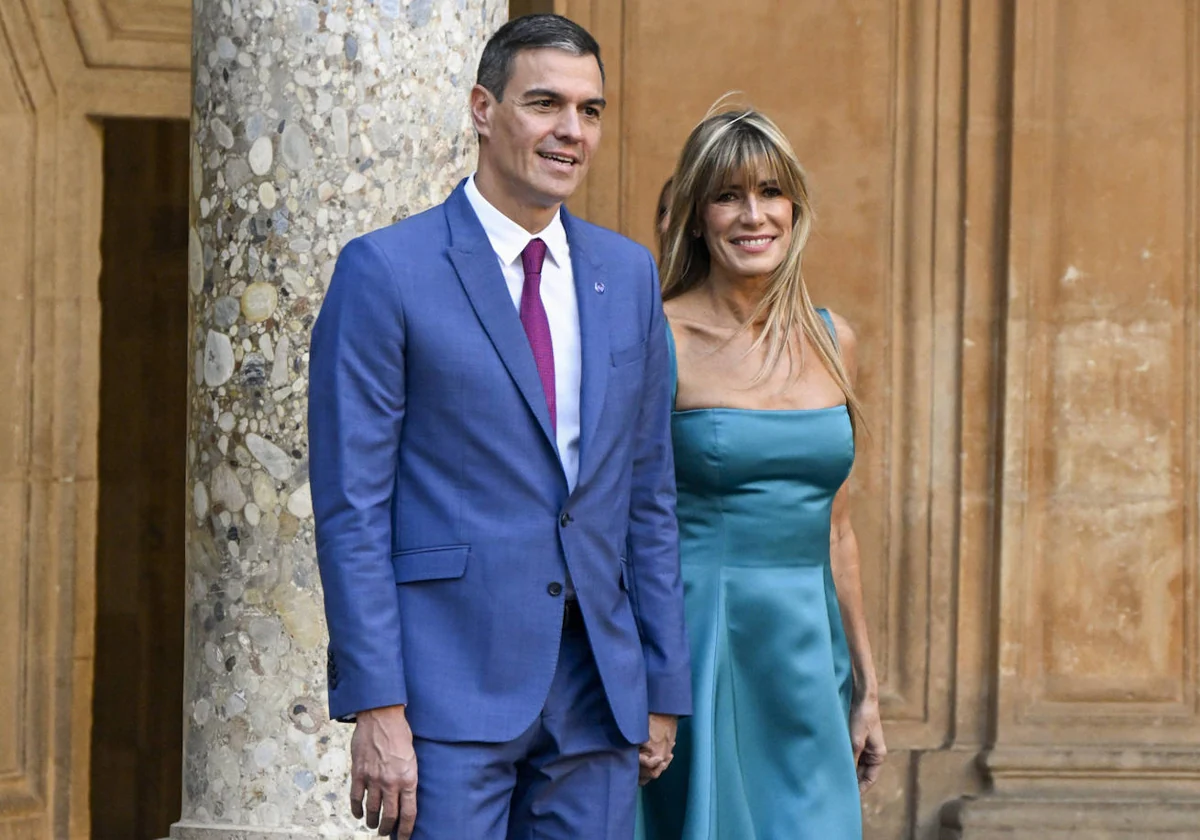 Pedro Sánchez y su mujer Begoña Gómez