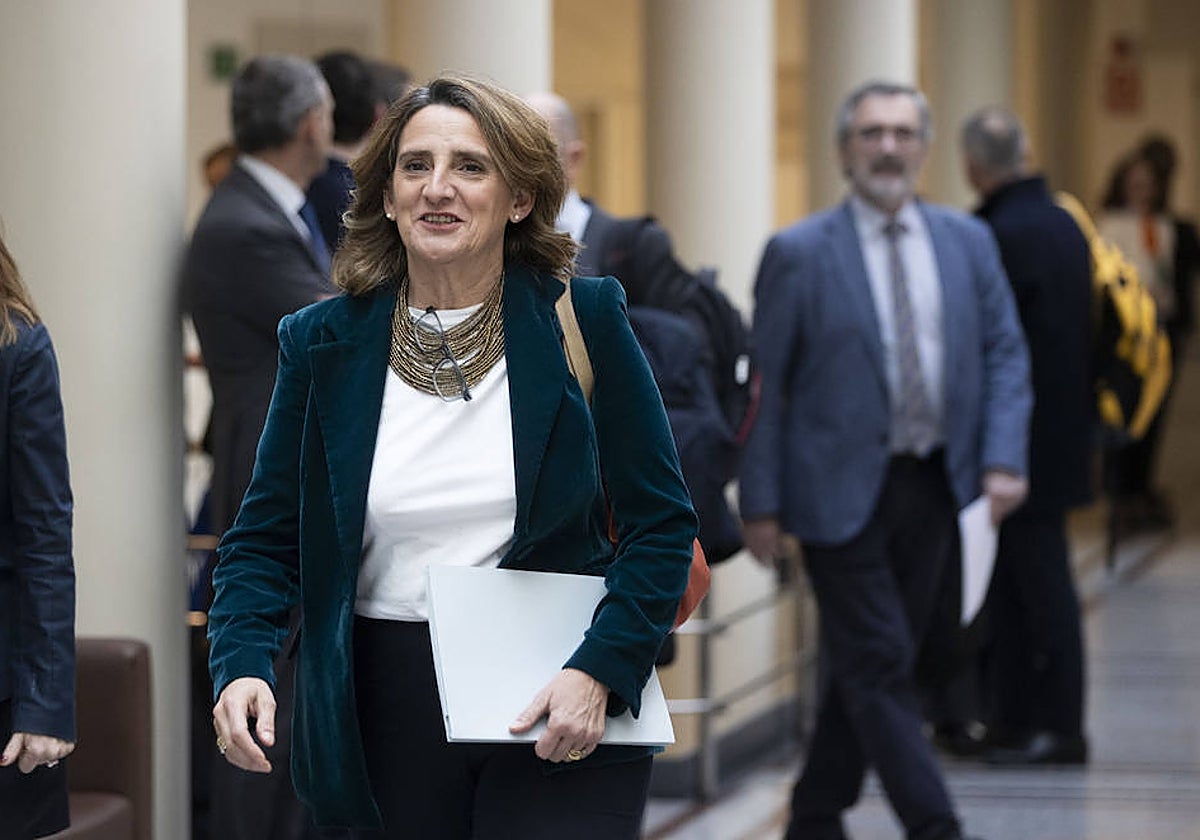 La ministra para la Transición Ecológica, Teresa Ribera