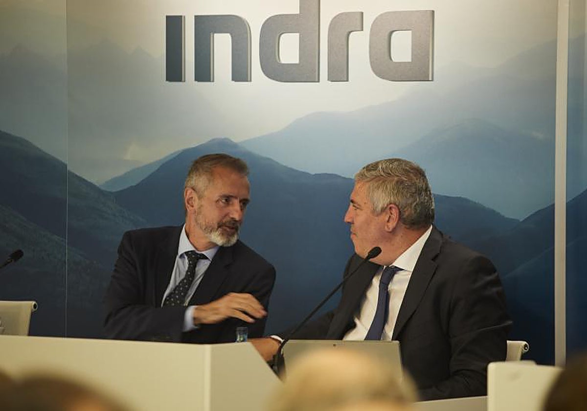 El presidente Marc Murtra y el futuro consejero delegado, José Vicente de los Mozos