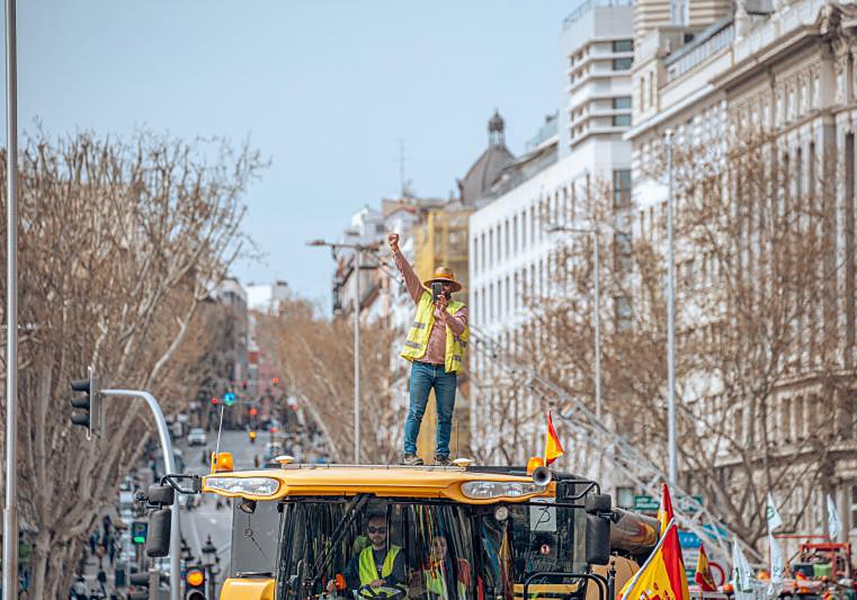 La marcha ha concluido en el Ministerio de Agricultura