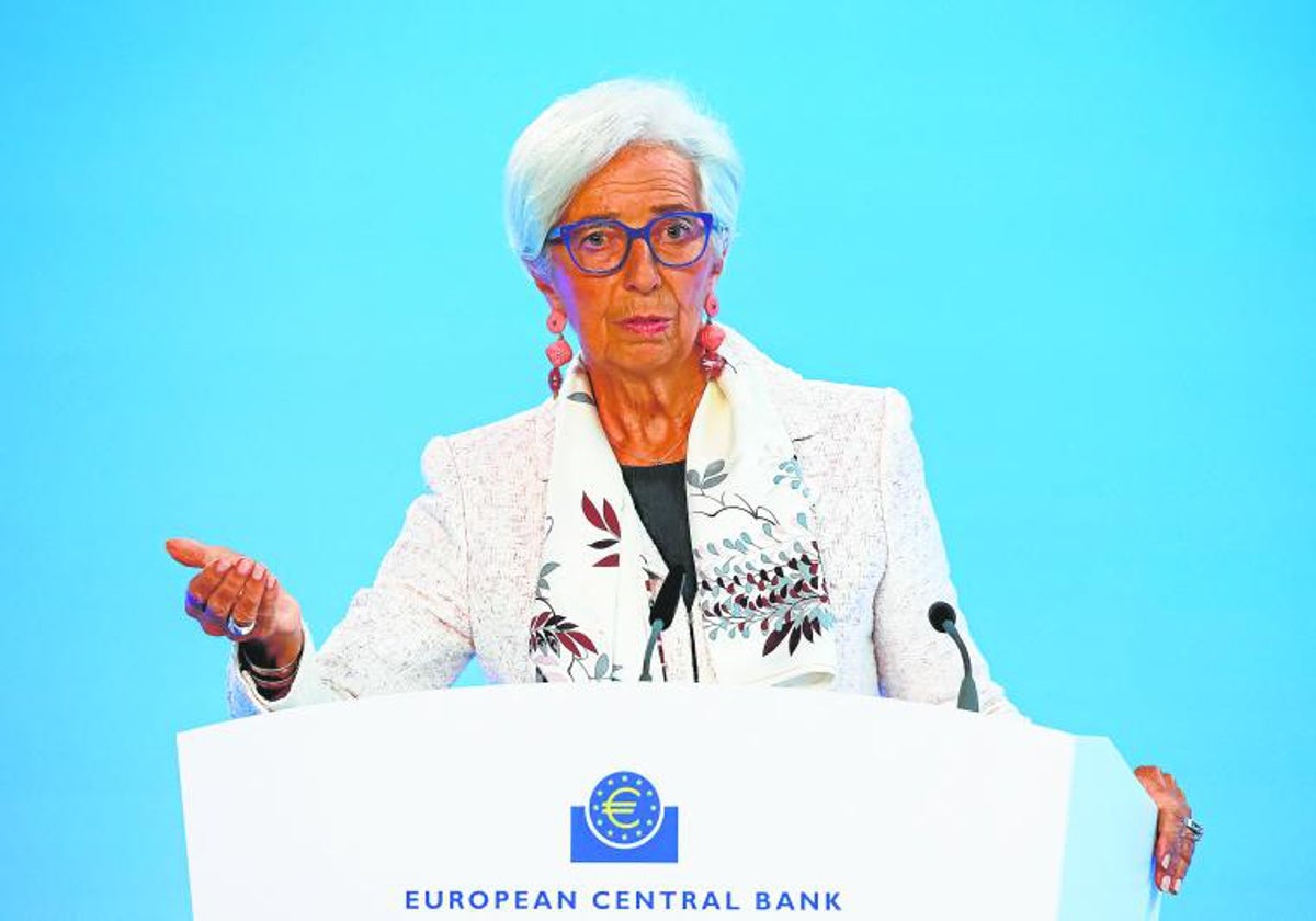 La presidenta del Banco Central Europeo (BCE), Christine Lagarde