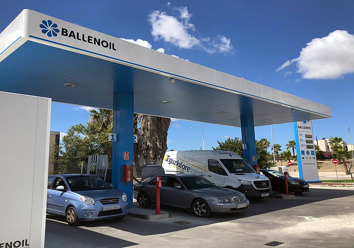 Estación de servicio en Jerez de la Frontera